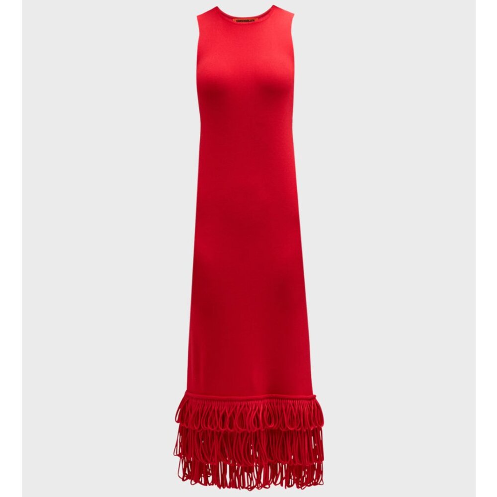 Simon Miller Alber Knit Sleeveless Crewneck Maxi Dress - Medium